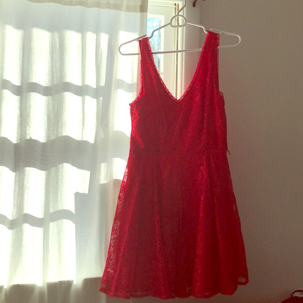 Red dress